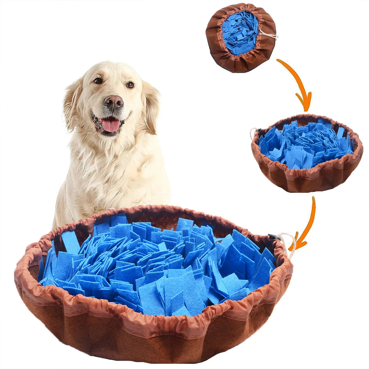 Washable Felt Pet Sniffing Pad Foldable Dog